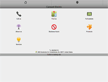 Tablet Screenshot of carswellelectric.com